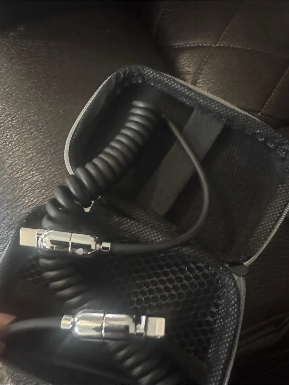 Coiled USB-C to Charging Cable - Fast Charger